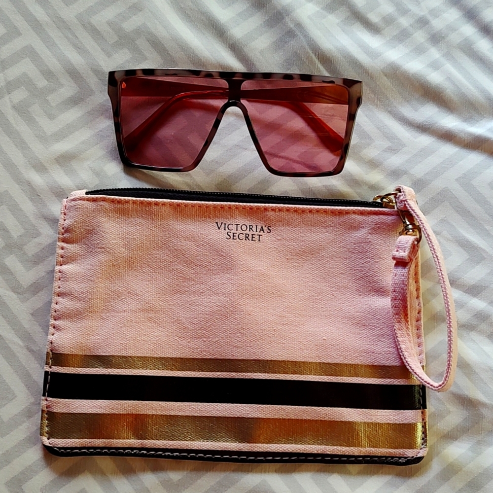 Steve Madden Sunglasses and Victoria Secret coin purse combo